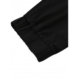 Men's Casual Haren Pants, Relaxed Fit, Solid Color