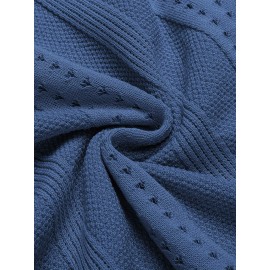 Men'S Summer Casual Knit Button-Down Lapel Shirts - Regular Fit, Slight Stretch Fabric, Solid Color Short Sleeve Casual Shirt with Button Detail