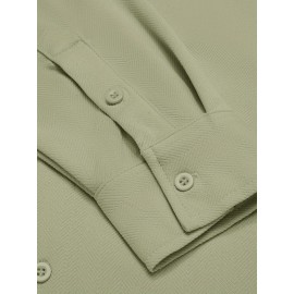 Men's Oxford Shirt Long Sleeve Dress Shirts Casual Button Down Shirts Regular Fit