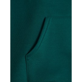 Men's Fashion Geometric Cross Print Hoodie with Comfort Pockets, Full Zip Regular Fit Polyester Knit Fabric Hooded Sweatshirt with Slight Stretch - All Season Style