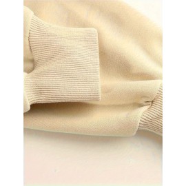 ME VS ME Print, Men's Casual and Cozy Hoodies, Trendy Long Sleeve Hooded Sweatshirt, Casual Versatile Top for Autumn Winter