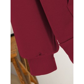 1pc Dr Pepper Print Men'S Casual Hoodie - Cozy Long Sleeve Pullover with Hood, Polyester Fabric, Regular Fit, Stretchy, for Autumn/Winter