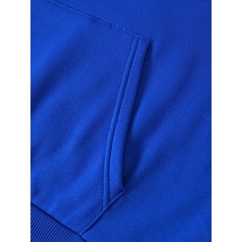 IT'S A JAY THING Print Hoodie, Cool Hoodies For Men, Casual Hooded Sweatshirt With Kangaroo Pocket For Winter And Fall